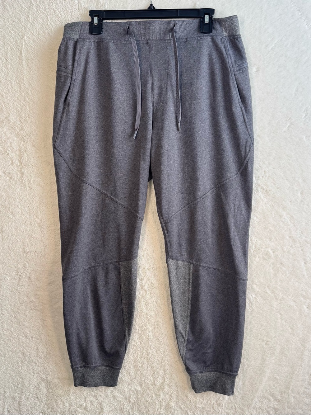 Hylete Joggers Men's Large Gray Performance Stretch Pockets Active Gym